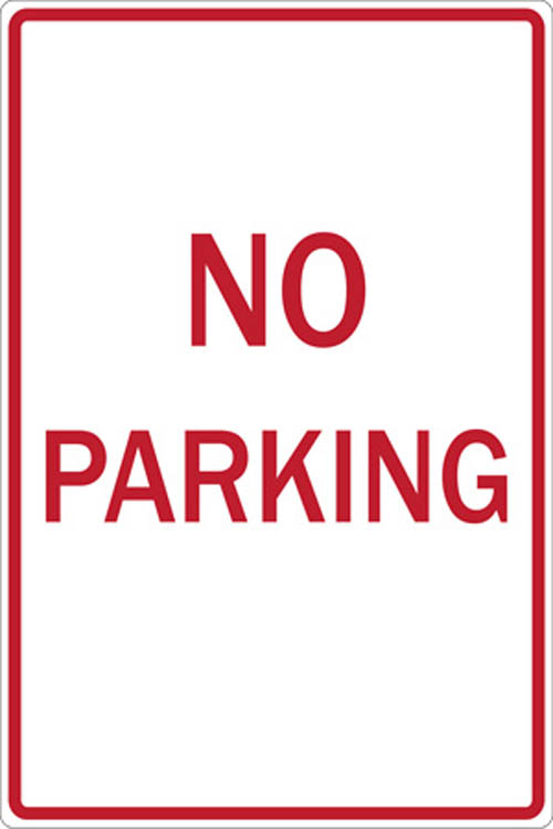 Eco Parking Sign No Parking