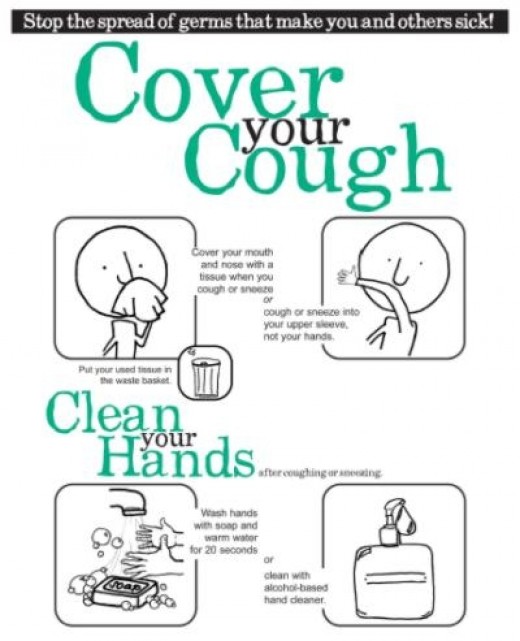 Cover Your Cough And Sneeze Stop Germs Pamphlet Pictures