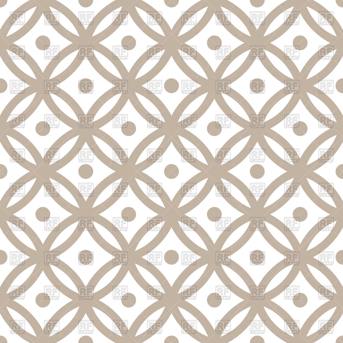 Decorative Pattern With Geometric Shapes Download Royalty Free Vector