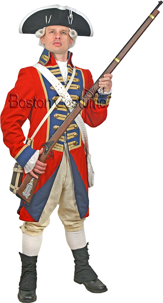 Colonial British Soldier Cartoon 18th Century Colonial Man