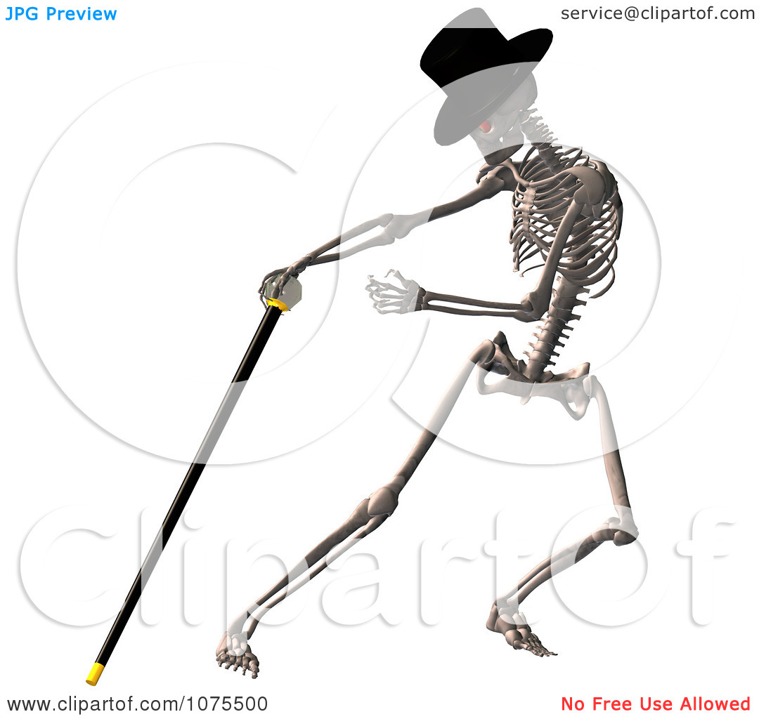 Pin Clipart 3d Skeleton Being Scary Royalty Free Cgi Illustration By