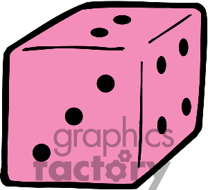 Pink Dice Clip Art Http   Www Graphicsfactory Com Search Dice P1 Html