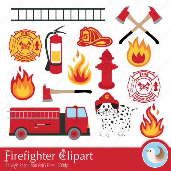 Firefighter Clipart   Fireman Clipart   Fire Station   Fire House