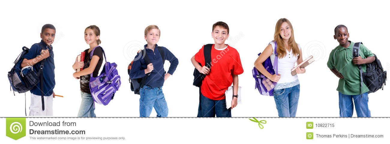 High School Students Clipart A Group Of Diverse High School