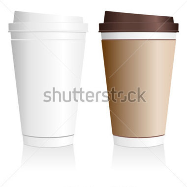 Food   Drinks   Plastic Coffee Cup Templates Over White Background