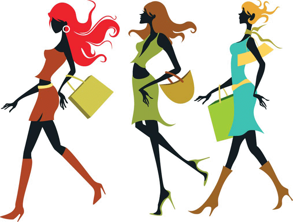 There Is 19 Clip Art Of Fashionista Shopping   Free Cliparts All Used