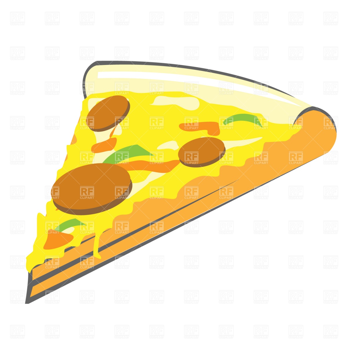 Pizza Slice Download Royalty Free Vector Clipart  Eps 