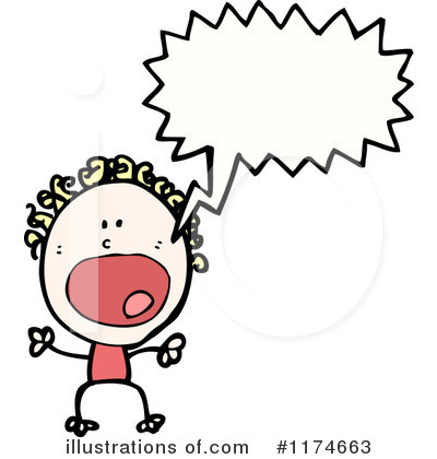 Royalty Free  Rf  Yelling Clipart Illustration By Lineartestpilot