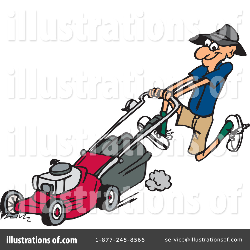 Lawn Mower Clipart  43146 By Dennis Holmes Designs   Royalty Free  Rf