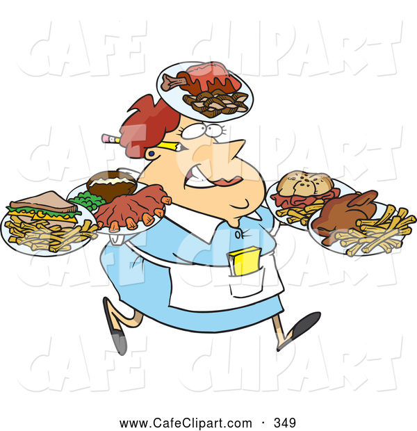 Clipart 15024 Old Woman With A Sore Back Using A Cane Clipart By Djart