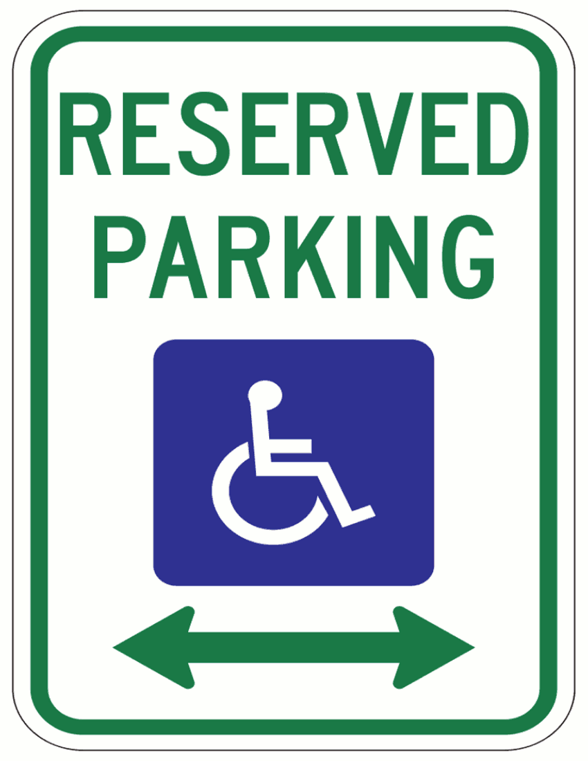 Handicapped Parking Page    Page Frames Full Page Signs Traffic Signs