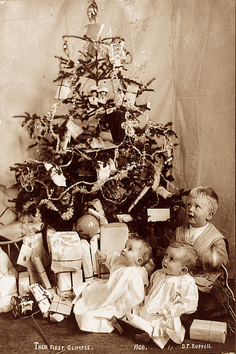 Old Fashioned Christmas Tree Image   By M Brouse