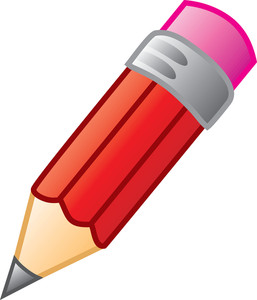 Pencil Clip Art A Red Pencil With A Pink Eraser 0071 1002 1700 4013