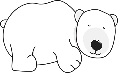 Polar Bear Sleeping   Cute White Polar Bear Sleeping  This Is A
