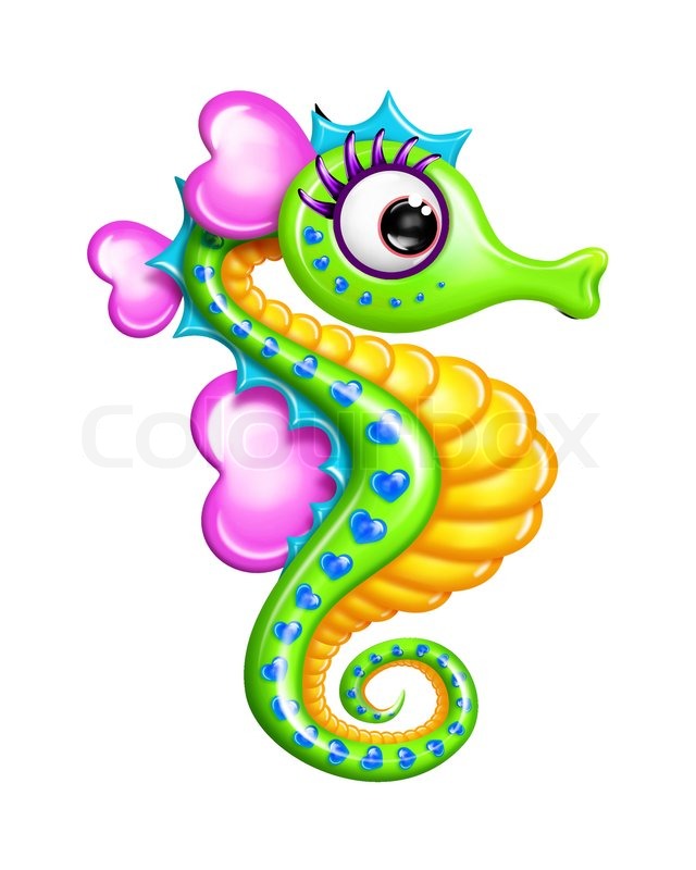 Baby Seahorse Printable Clipart   Cliparthut   Free Clipart