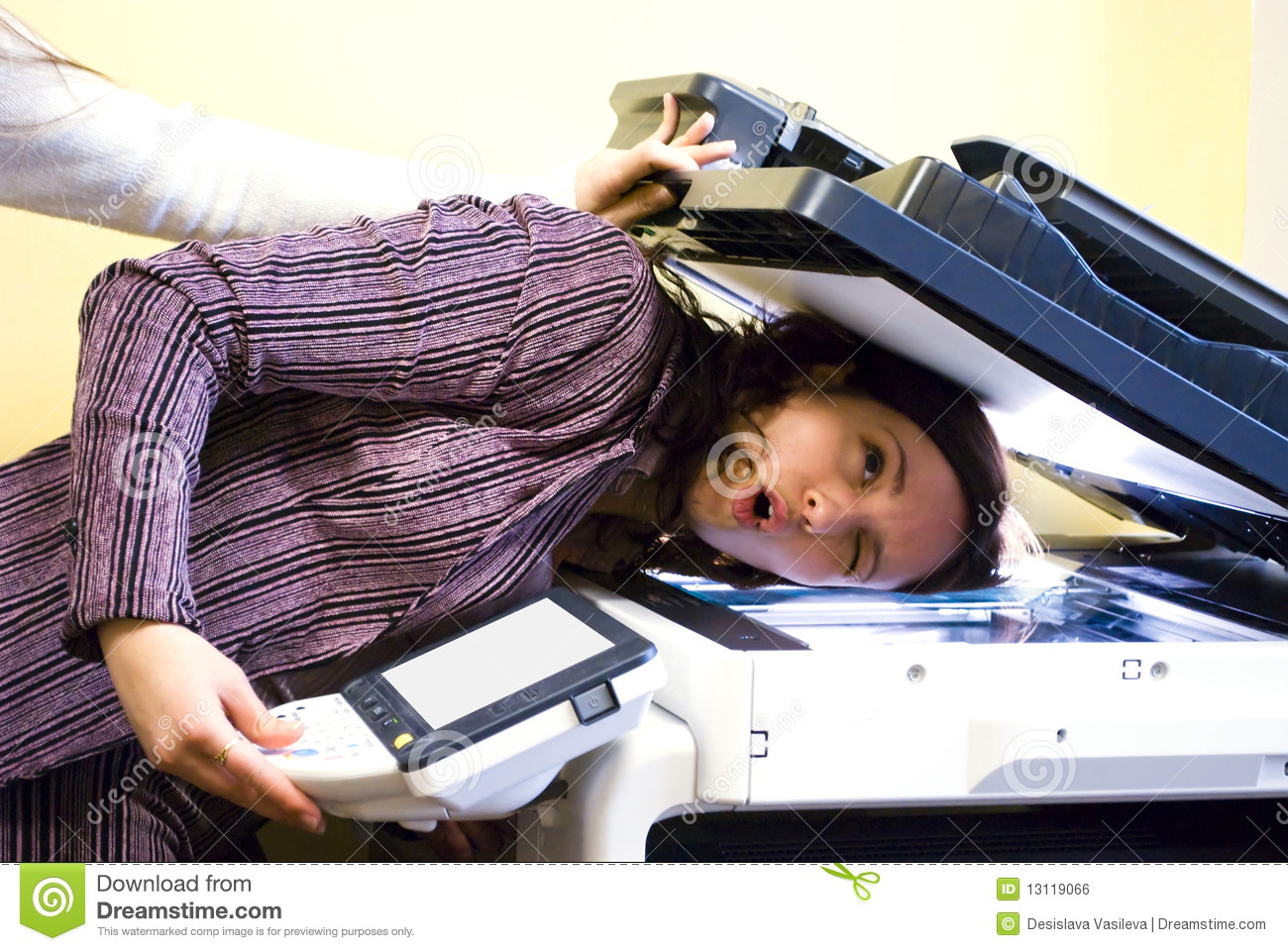 Fun With The Copier Royalty Free Stock Image   Image  13119066