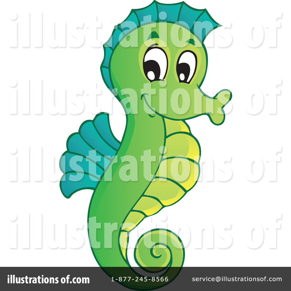 Seahorse Clipart  1096949   Illustration By Visekart