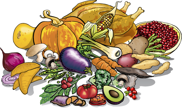 Thanksgiving Food Clip Art For November Pictures   Download Free