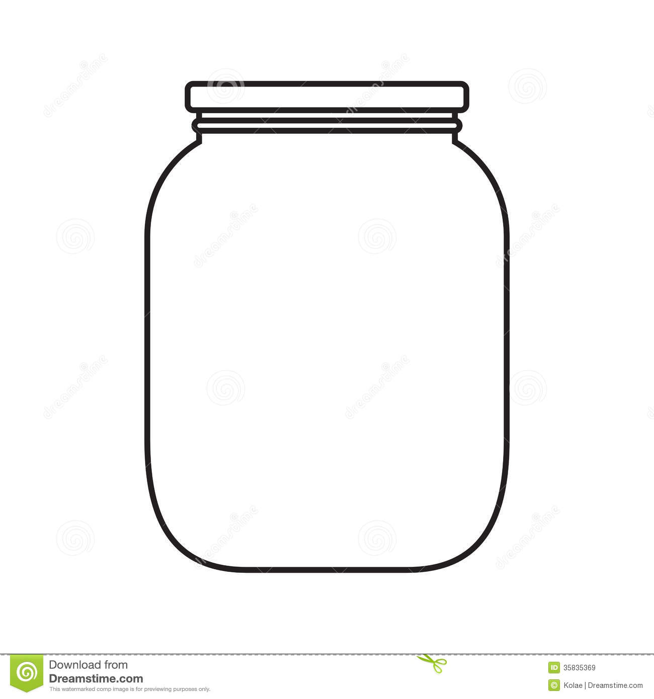 Blank Jar With Cap Royalty Free Stock Images   Image  35835369