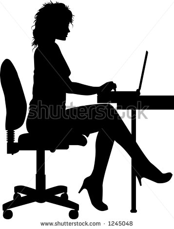 There Is 55 Secretary Desk Silhouette Free Cliparts All Used For Free