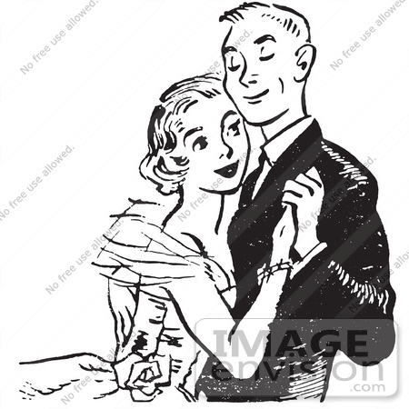 Couple Dancing At High School Prom In Black And White   0003 1310 1716    