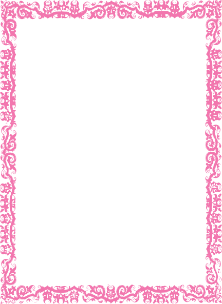 Border Pink Clip Art At Clker Com   Vector Clip Art Online Royalty
