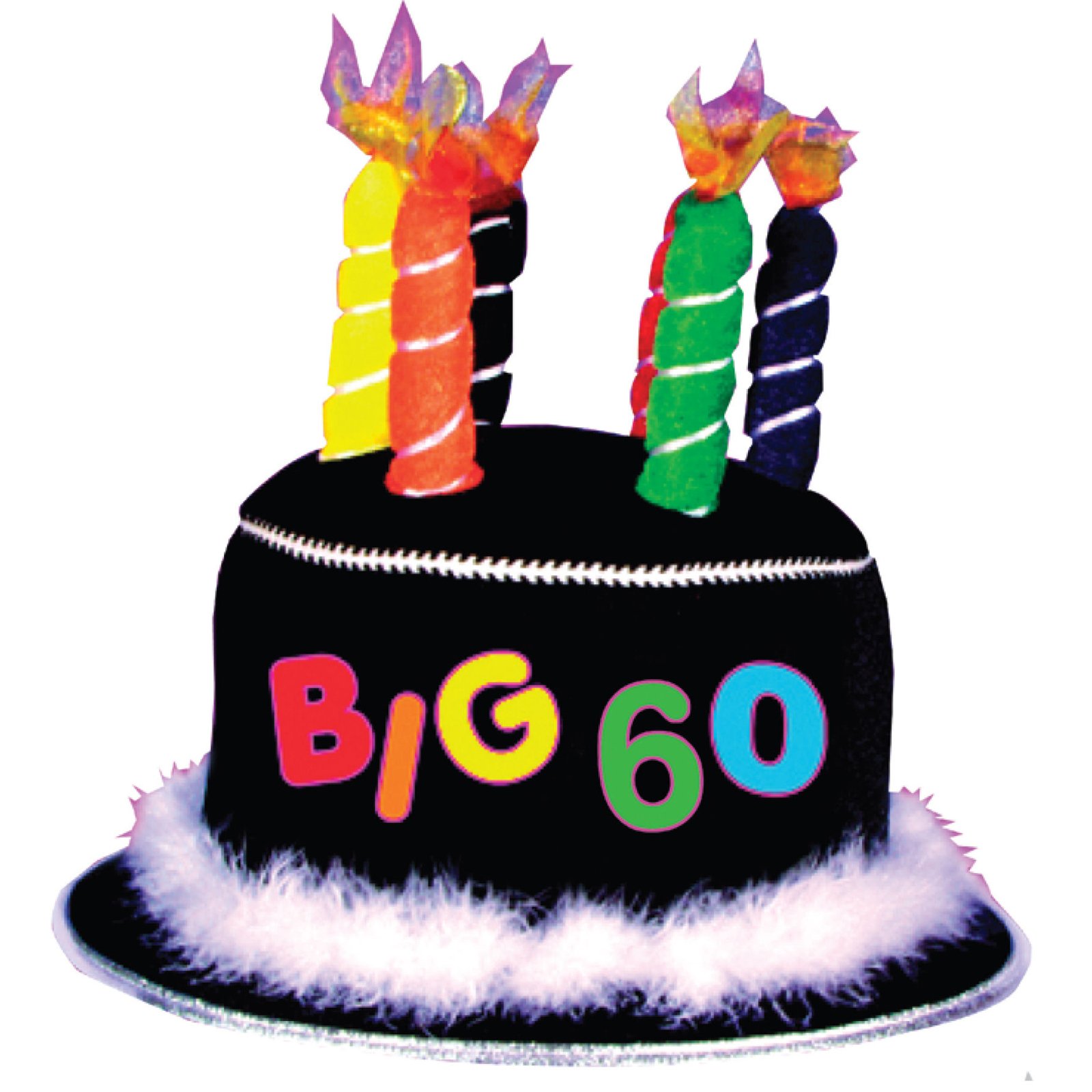 Cheap Over The Hill 60th Birthday Candle Hat At Go4costumes Com