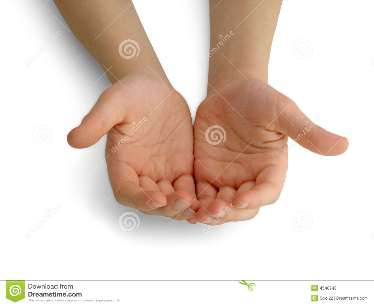 Child S Hands Holding Offering Giving Something Or Asking Begging For    