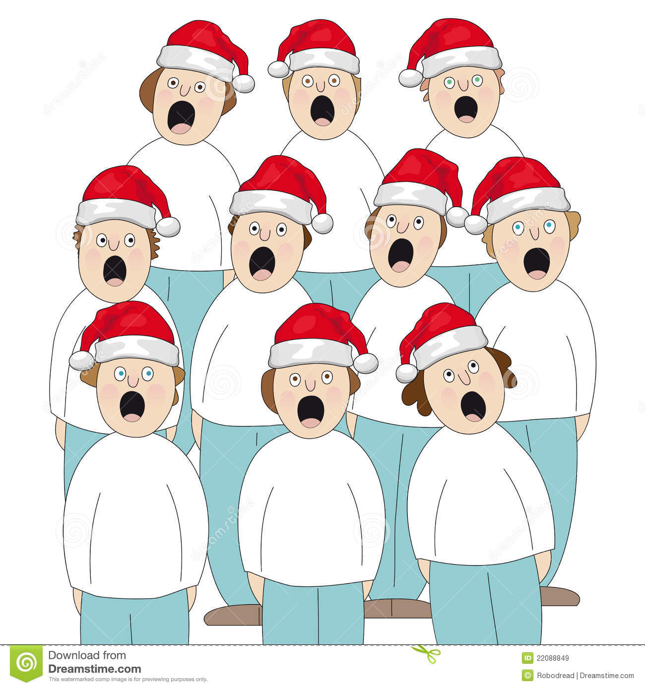 Choir Christmas Royalty Free Stock Images   Image  22088849