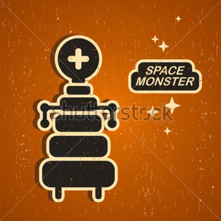 Monster Ilustraci N De Robot Vintage En Im Genes Predise Adas  Clip