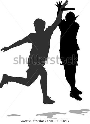 Ultimate Frisbee Clip Art Men Playing Ultimate Frisbee