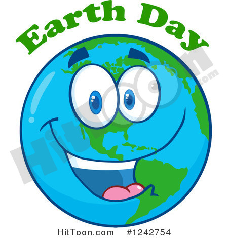Happy Earth Day Clipart Earth Clipart   Vectors  1