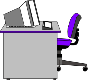 Office Desk Clip Art At Clker Com   Vector Clip Art Online Royalty