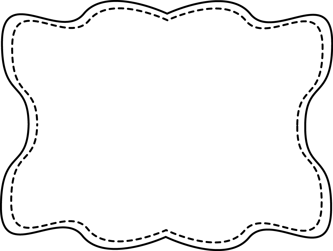 Oval Frame Clipart Black And White   Clipart Panda   Free Clipart