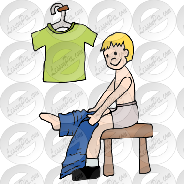 Picture For Classroom   Therapy Use   Great Get Dressed Clipart