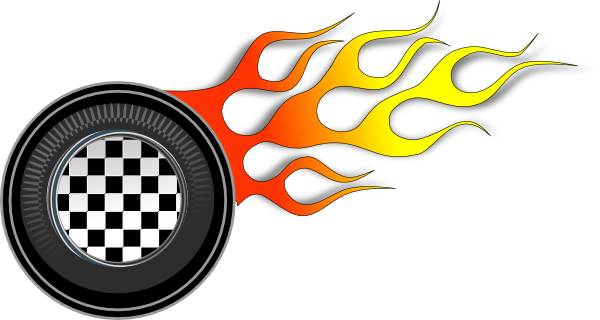 Racing Wheels Illustration Clip Art At Clker Com   Vector Clip Art