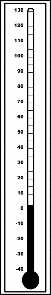 Outdoor Fahrenheit Thermometers   Clipart Etc