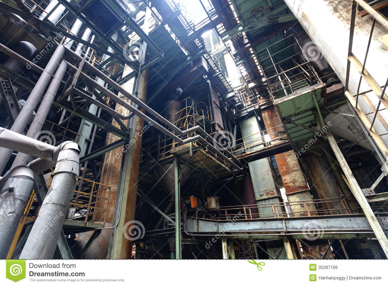 Steel Mill Royalty Free Stock Images   Image  35287199