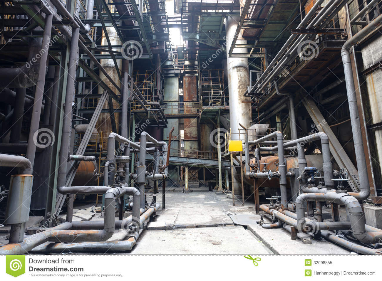 Steel Mill Royalty Free Stock Photo   Image  32098855