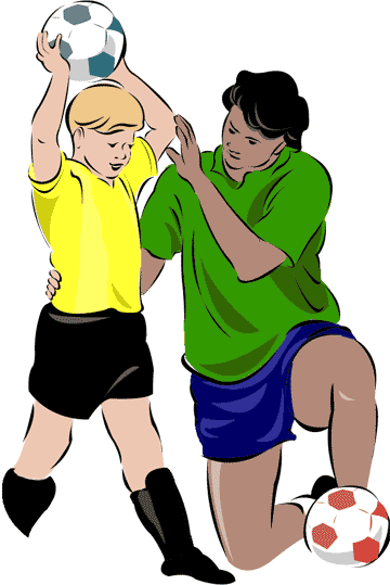 Two Hearts Design   Sports  Youth Sports Clipart