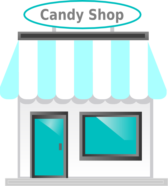 Candy Shop Front Clip Art At Clker Com   Vector Clip Art Online