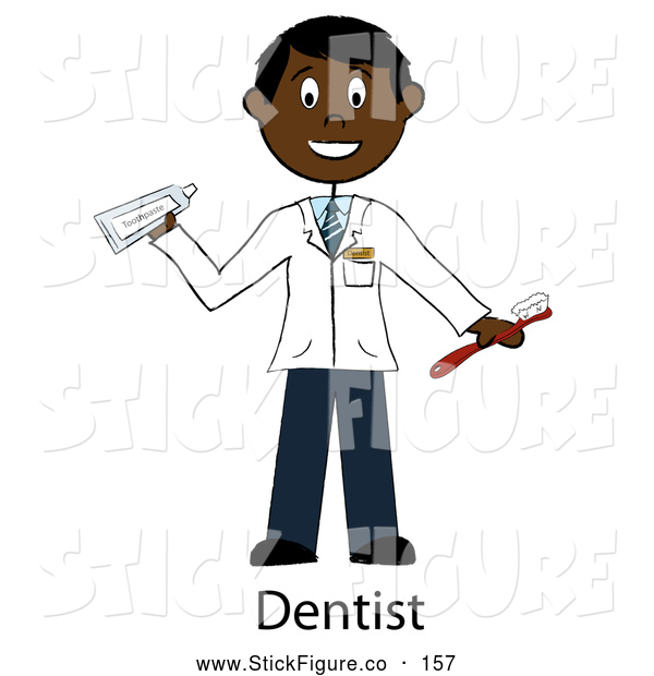 Dentist Holding A Toothbrush And Toothpaste By Pams Clipart    157