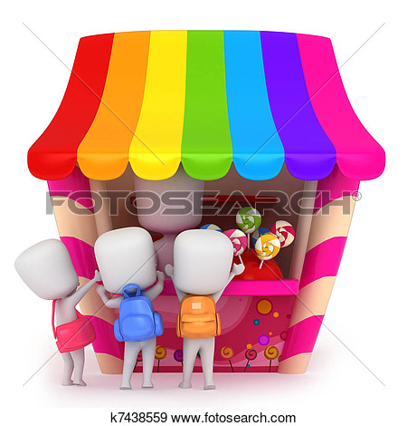 Stock Illustration   Candy Store  Fotosearch   Search Vector Clipart