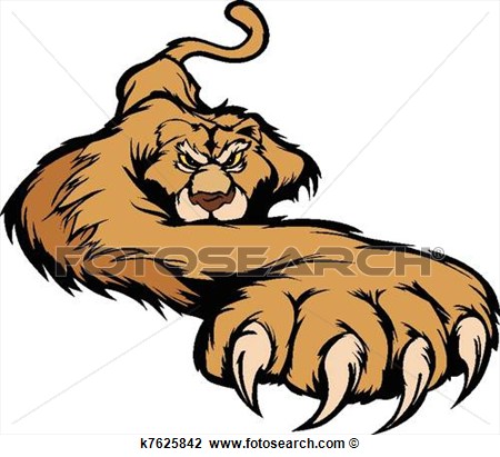 Clipart   Cougar Mascot Body Prowling Vector   Fotosearch   Search
