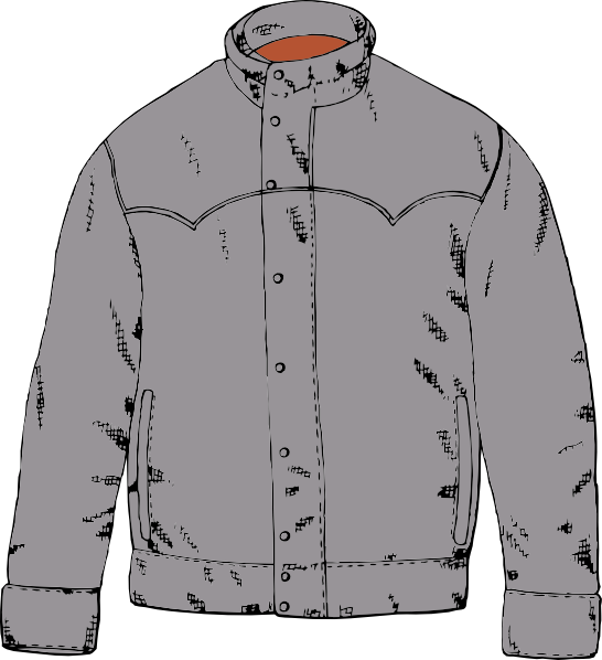 Clothing Jacket Clip Art At Clker Com   Vector Clip Art Online    