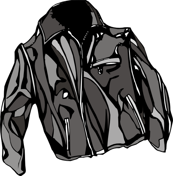 Leather Jacket Clip Art At Clker Com   Vector Clip Art Online Royalty