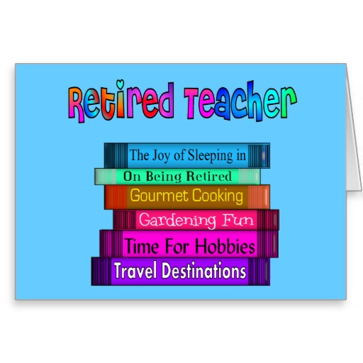 Teacher Retirement Clip Art Free Retired Teacher Gifts Stack Of