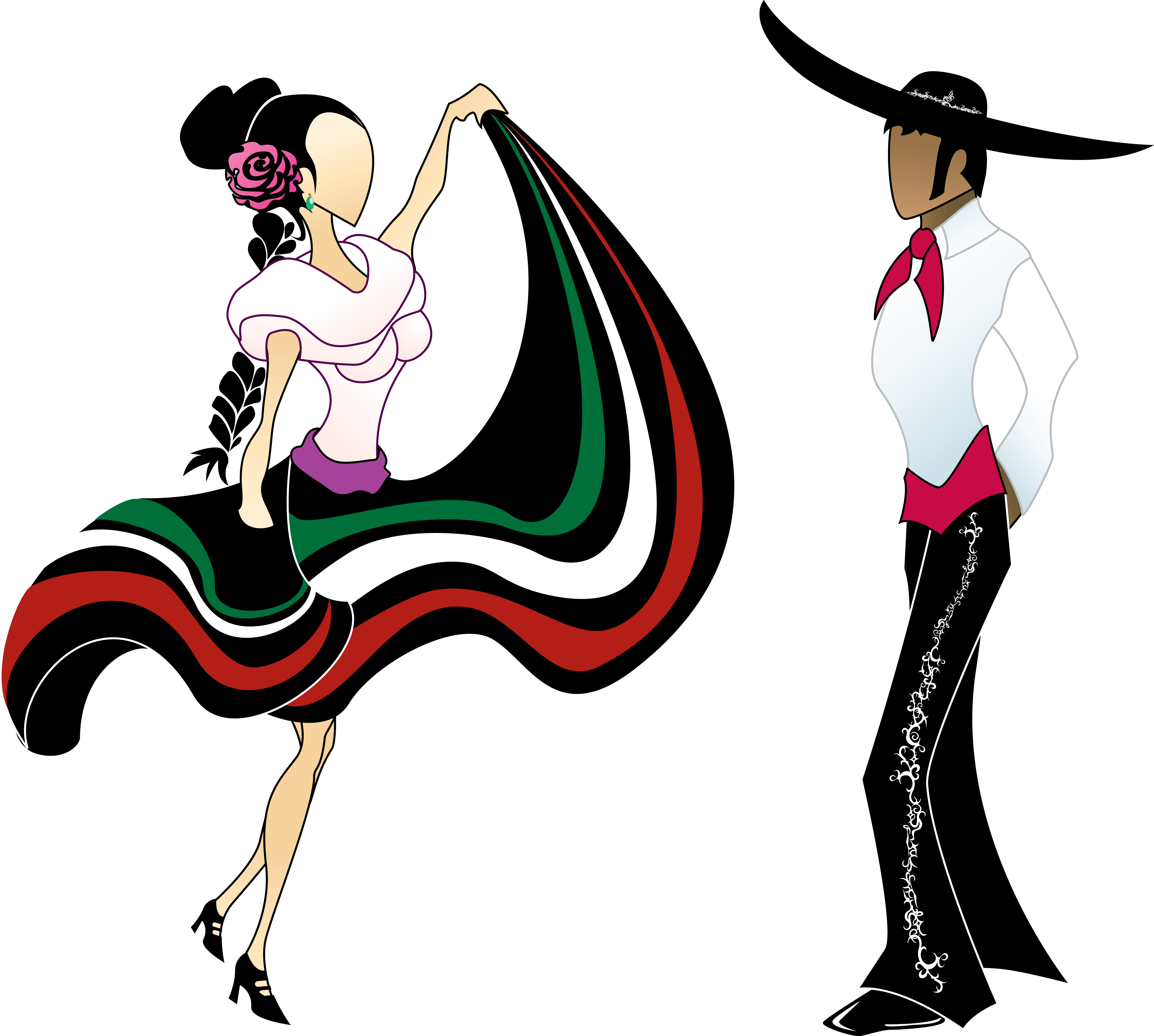 Back   Gallery For   Mexican Female Dancer Clip Art