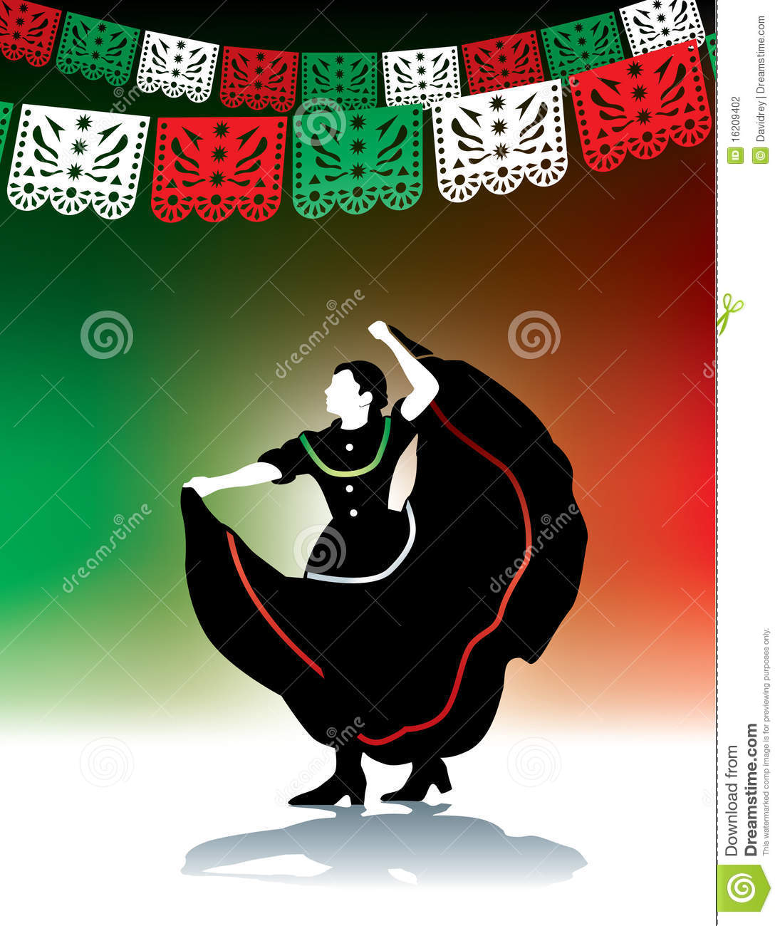 Mexican Folk Dancer Stock Photography   Image  16209402