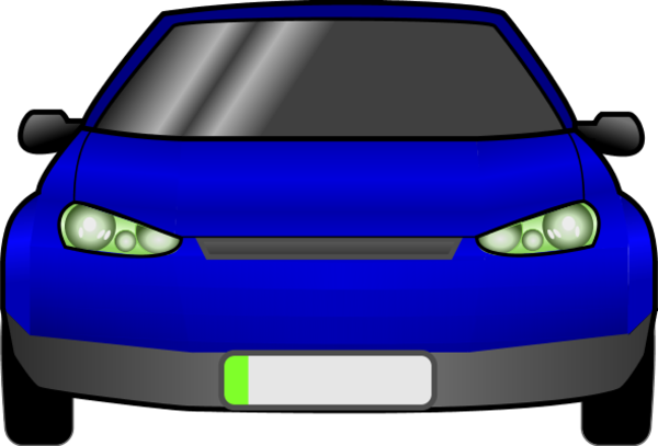 Car Front Vector Clip Art
